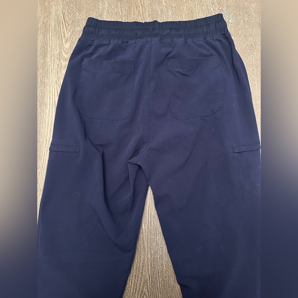 WHITE CROSS NAVY JOGGER SCRUB PANTS - Size Small Tall SKU:199 - Picture 6 of 6